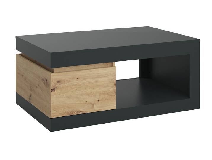 Couchtisch grau - Artisan Eiche - 110 x 70 cm - LUCI