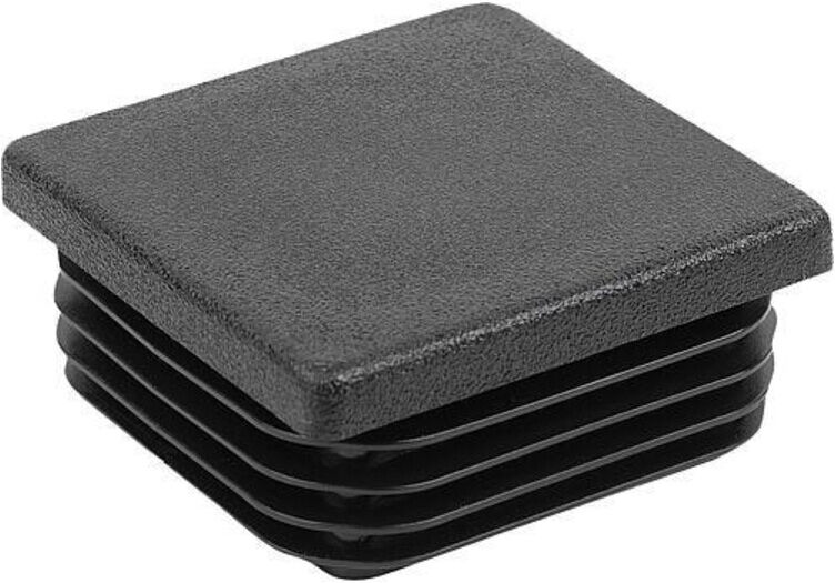 KIPP Verschlussstopfen für quadratische Rohre A=45 Form B Polyethylen schwarz (K0494.445453050)