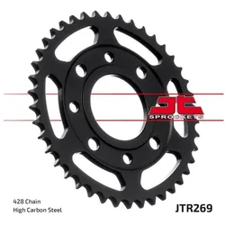 JT, Motorrad Zubehör, Ritzel hinten 269 49 HONDA CG 125 '02-'05, CM 125 '82-'97, CB 125T '82-'88, DAELIM VC 125