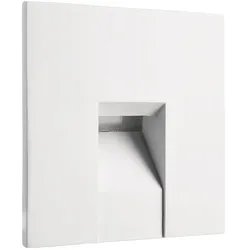 Deko-Light Zubehör für LED Wand-Einbauleuchte ALWAID 2 - Abdeckung ECKIG Quadrat, weiß D-930482