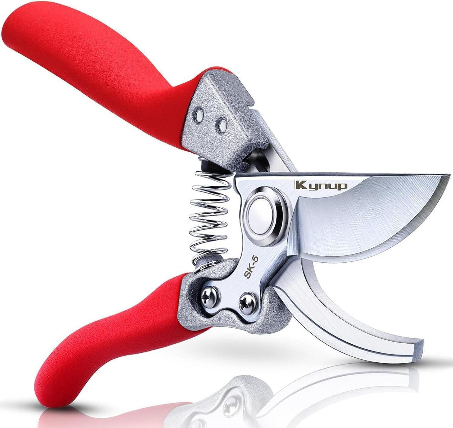 Kynup Professionele bypass-snoeischaar voor tuinieren, rood