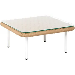 COUCHTISCH 60 cm 60 cm Hellbraun Baucina