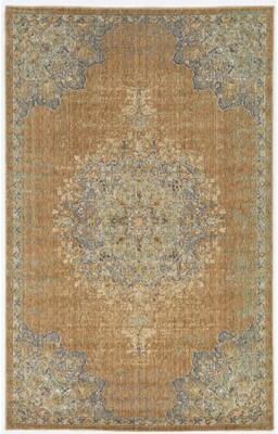 Gracewood Hollow Wool Vintage Medallian Oriental Area Rug