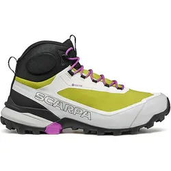 Scarpa, Herren, Wanderschuhe, Ribelle Cross 2 Mid GTX, Fast Hiking, Leichtwanderschuh (46.5), Grün, Weiss