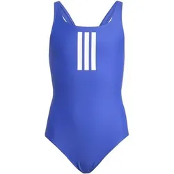 ADIDAS Kinder Schwimmanzug 3-Streifen Kids, Größe 128 in Blau Blau