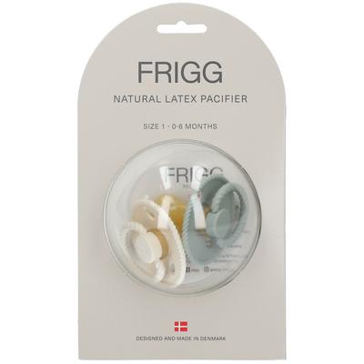 Frigg Fopspeen Rope Cream - Saga 0-6 Maanden 2 St Schnuller
