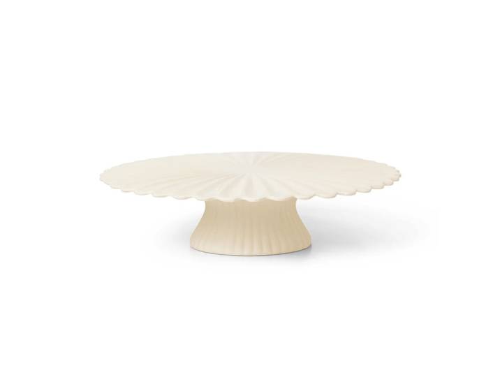 Ferm Living - Fountain Tortenplatte, off-white