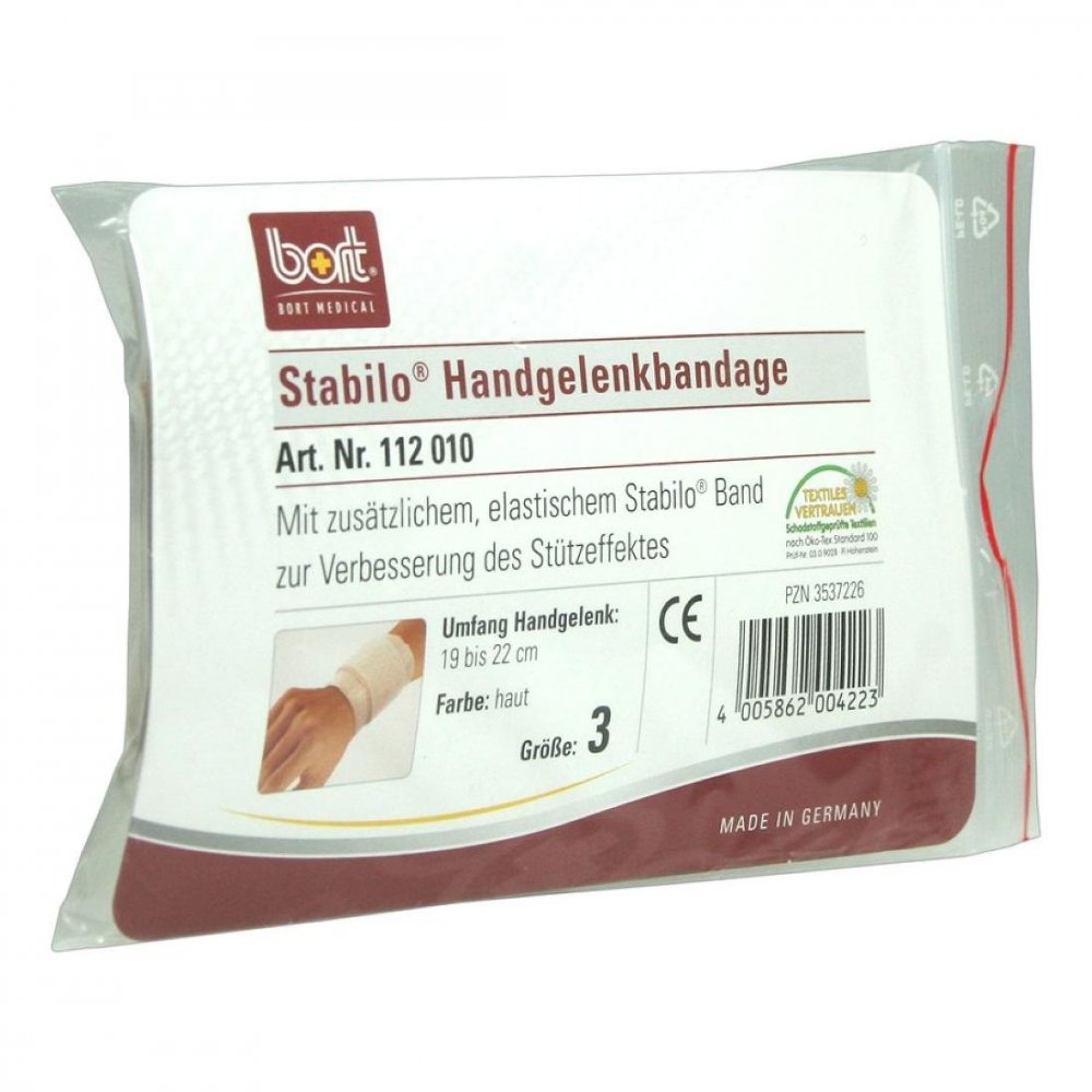 Bort GmbH Bort Stabilo Handgelenkbandage Größe 3 haut 03537226