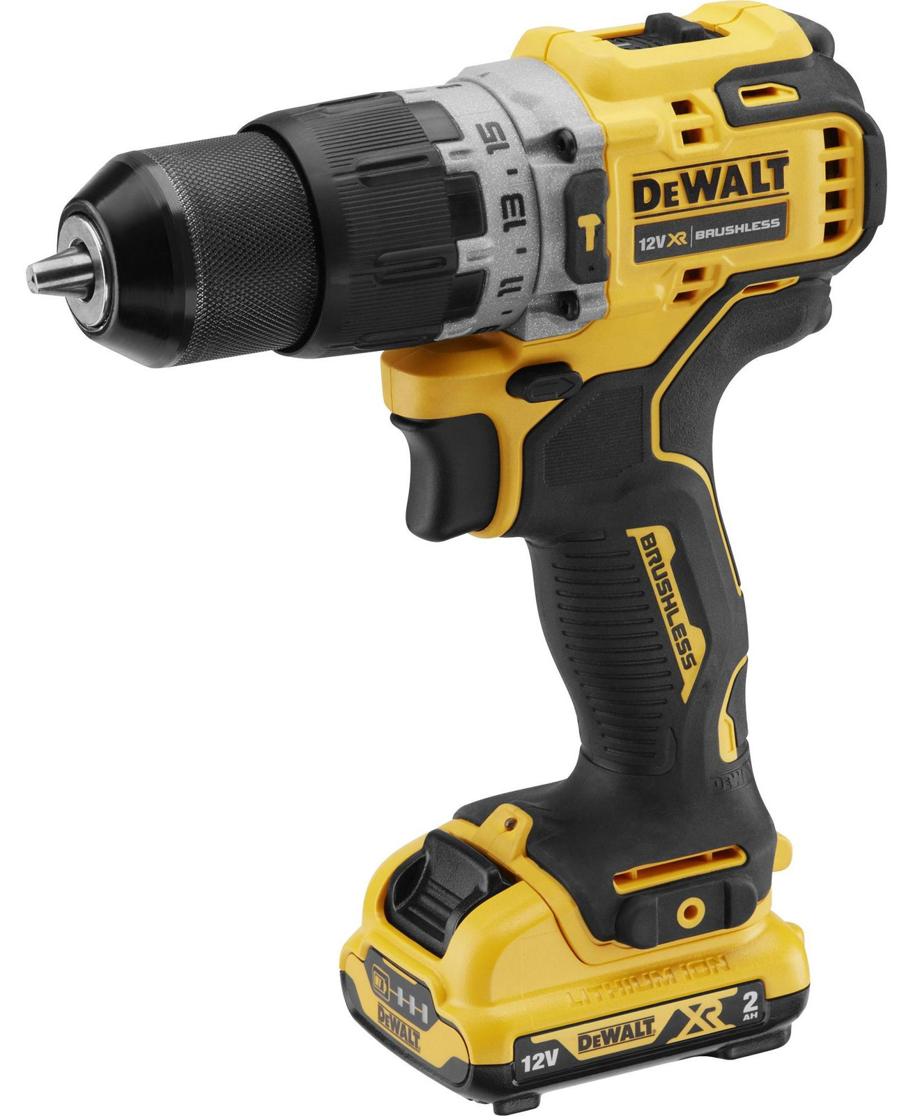 DeWALT DCD706D2-QW Accuschroefboormachine 12V - Blauw - inclusief 2x 2 Ah accu en T STAK-box