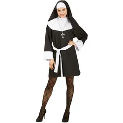 buttinette Nonnenkostüm "Bernadette" für Damen, kurz