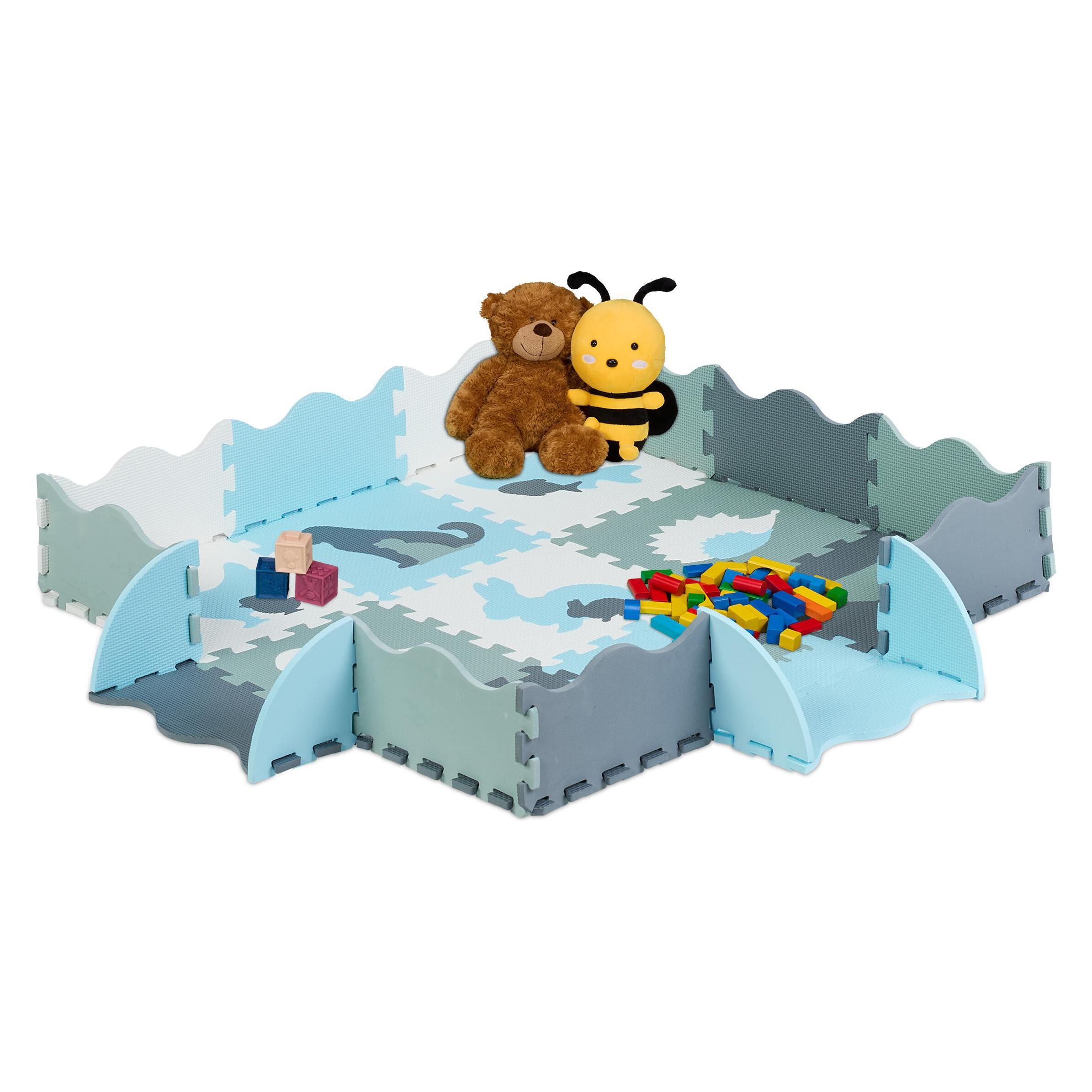 Relaxdays 25tlg. Puzzlematte (30 x 30 cm) (4052025502775)