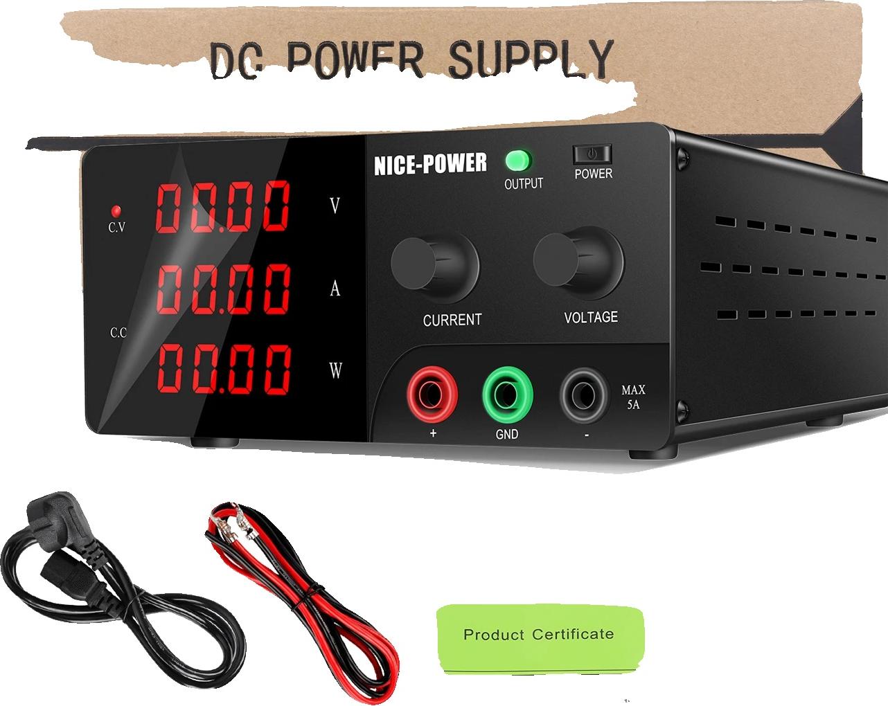DC-Netzteil, einstellbare Spannung, hochpräzise Steuerung, Hartkarton-e, AC 220V-e, 60V 20A 1200W