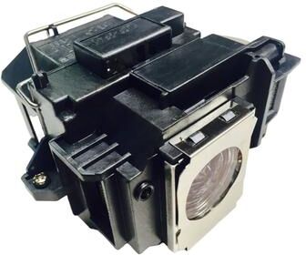 Jaspertronics™ Original V13H010L58 Lamp & Housing for Epson Projectors - 1 Year Warranty