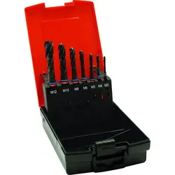 Maschinen-Gewindebohrer-Satz DIN 376B vaporisiert FAT M3-M12 Tan HSS-E SL 6H N