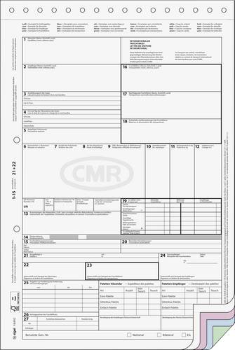 Sigel Frachtbrief Formular FB490 DIN A4 farbige Durchschläge 50St.