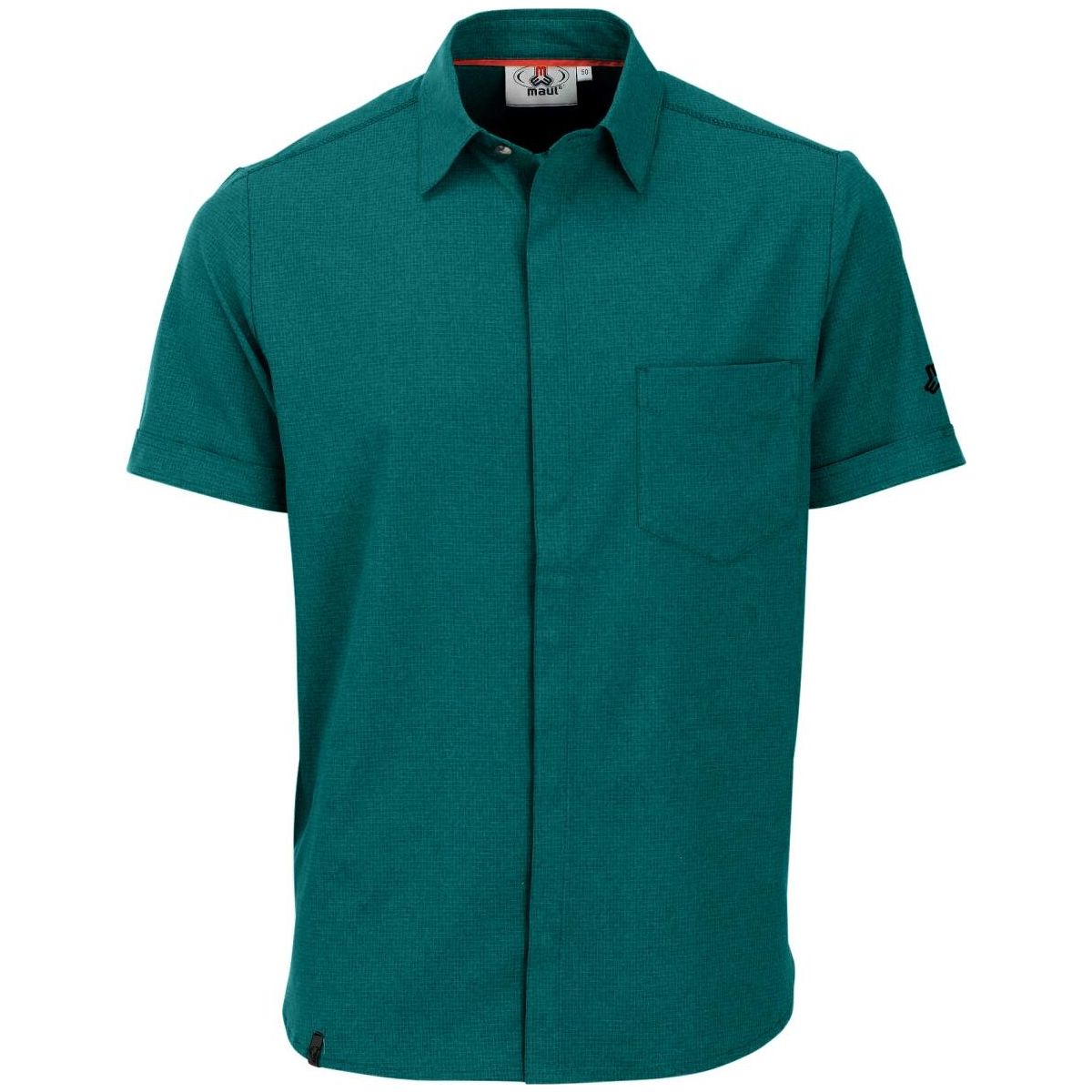 MAUL Sport Coesfeld II - 1/2 Hemd Kariert Elastisch petrol green (61) 50 4331700748-61-50