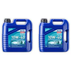 2x Motoröl LIQUI MOLY 25077 Marine PWC Oil 10W-40 Boot Schiff 4 Liter