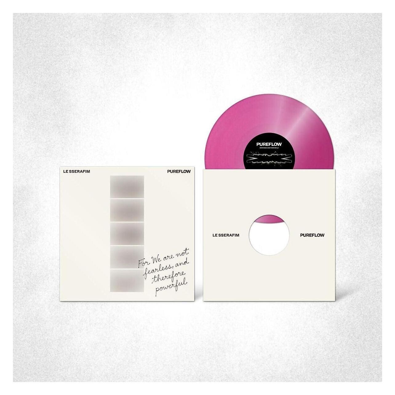 Universal Music 2nd Studio Album 'PUREFLOW' pt.1 (Hot Pink Glitter Ver.) (VINYL) (Le Sserafim) (70611318)