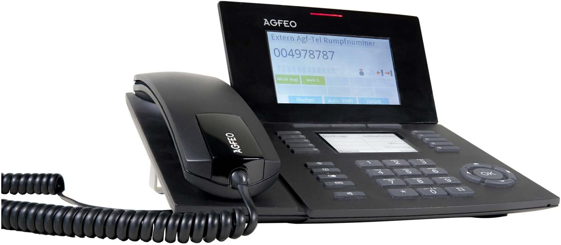 AGFEO Systemtelefon ST 56 SENSORfon schwarz (6101546)