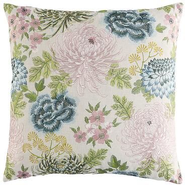 "Gardner Embroidered Pillow Cover - 12"" x 20"" - Ballard Designs"