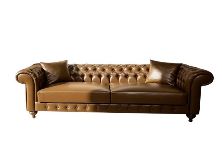 Xlmoebel Chesterfield-Sofa Moderner 3-Sitzer für stilvolles Wohnzimmerambiente, Chesterfield-Sofa 1 Teile, Made in Europa