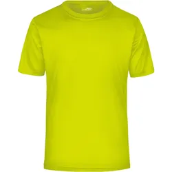 Funktions T-Shirt "JN358" - M - acid-yellow