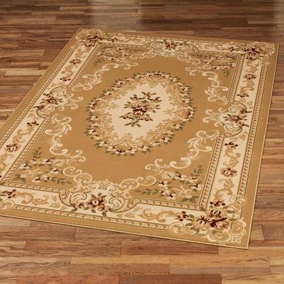 Touch of Class "Grand Aubusson Rectangle Rug, 5'3"" x 7'6"", Camel"
