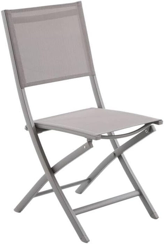 5five Essentia inklapbare aluminium stoel - Hazelnootkoffie