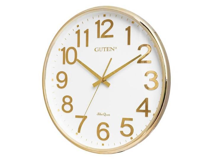 Grande horloge murale 3D dorée pour chambre à coucher, montres murales silencieuses, décoration de salon, cadeau de luxe moderne, décoration d'intérieur nordique