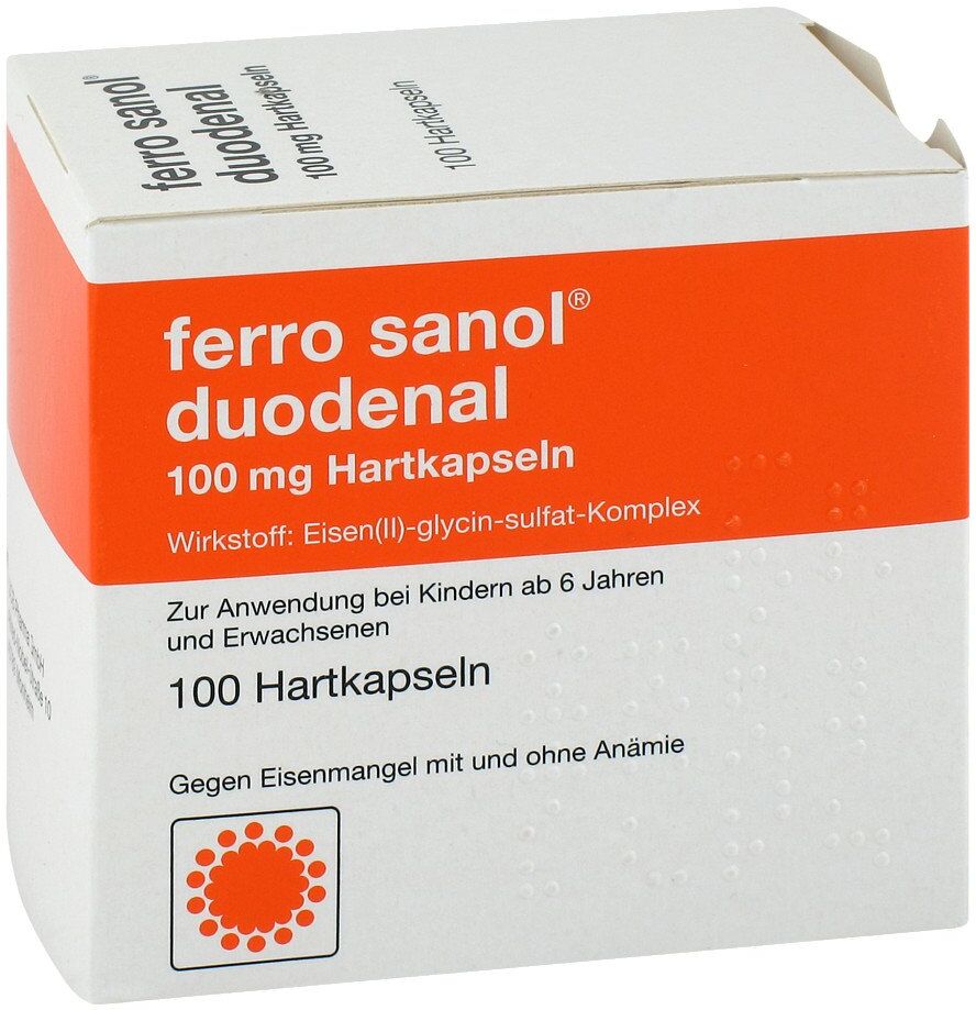 Ferro sanol duodenal 100mg