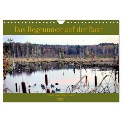 Das Regenmoor auf der Baar (Wandkalender 2027 DIN A4 quer), CALVENDO Monatskalender