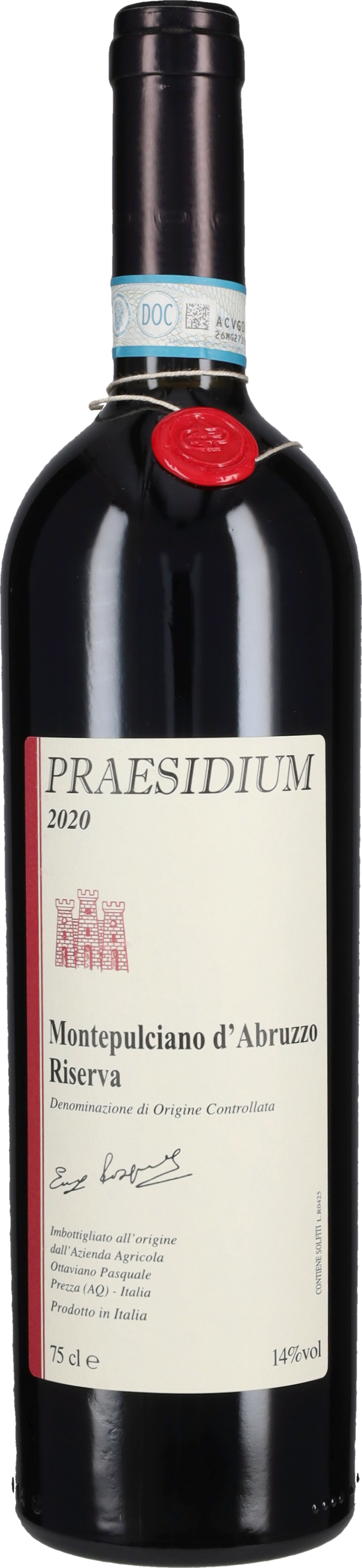 Montepulciano d'Abruzzo Riserva Praesidium 2021
