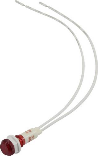 TRU COMPONENTS TC-6648780 Standard Signalleuchte mit Leuchtmittel Rot