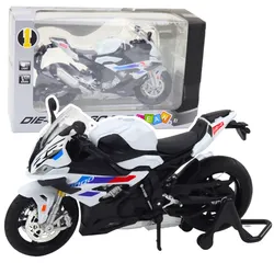 Sportmotorrad-Metalllichter klingen weiß S1000 1:12