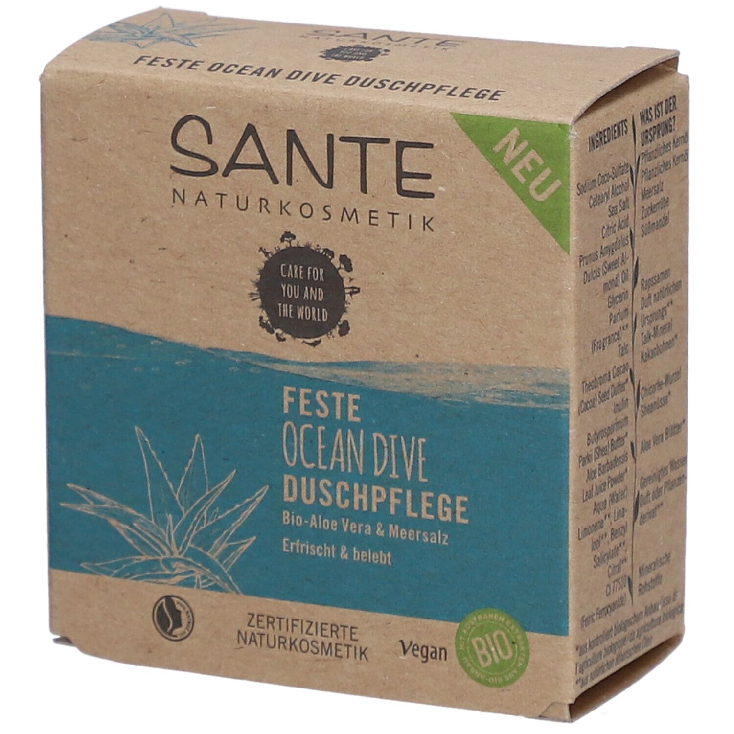 Sante Feste Ocean Dive Dusche Aloe & Meersalz 80 g Duschgel