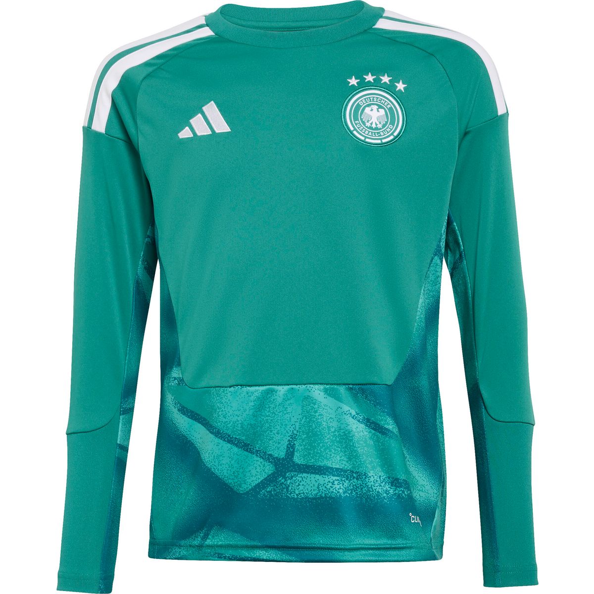 adidas Germany 26 Home Goalkeeper Kids Long Sleeve Jersey Junior Boys AND Girls active green (AC36) 164 JZ4576-AC36-560