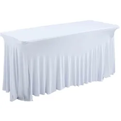 Oviala Business Tischdecke rechteckiger Tisch 6 Personen - Oviala