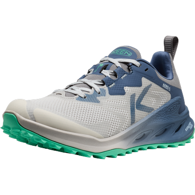 Outdoorschuh KEEN "ZIONIC NXT WP", Damen, Gr. 39, blau (vapor, ballad blau), Textil, Schuhe Outdoorschuh, wasserdicht und atmungsatkiv