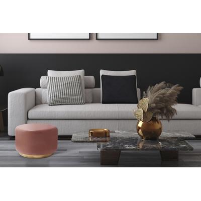 Beistelltisch KAYOOM "Art Deco 250, Abstelltisch aus Metall,funktional und stabil", rosa (rosa, gold, rosa), B:51,5cm H:43cm T:51,5cm, 100% Eisen, Tische, Beistelltisch, Dekorativ, glanzvolle Lackierung, stilvolles Design