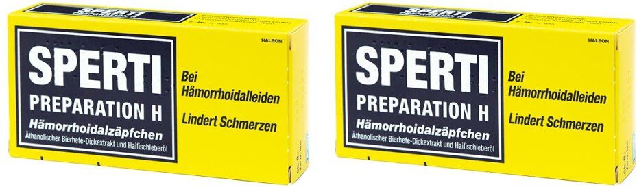 SPERTI Preparation H Hämorrhoidalzäpfchen 2x12stk