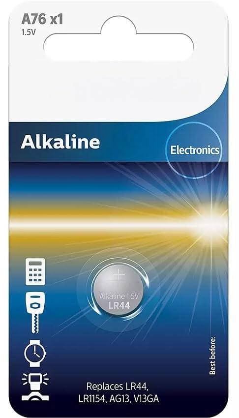 VoltShine Alkaline knoopcelbatterij A76/01B, 1 stuk