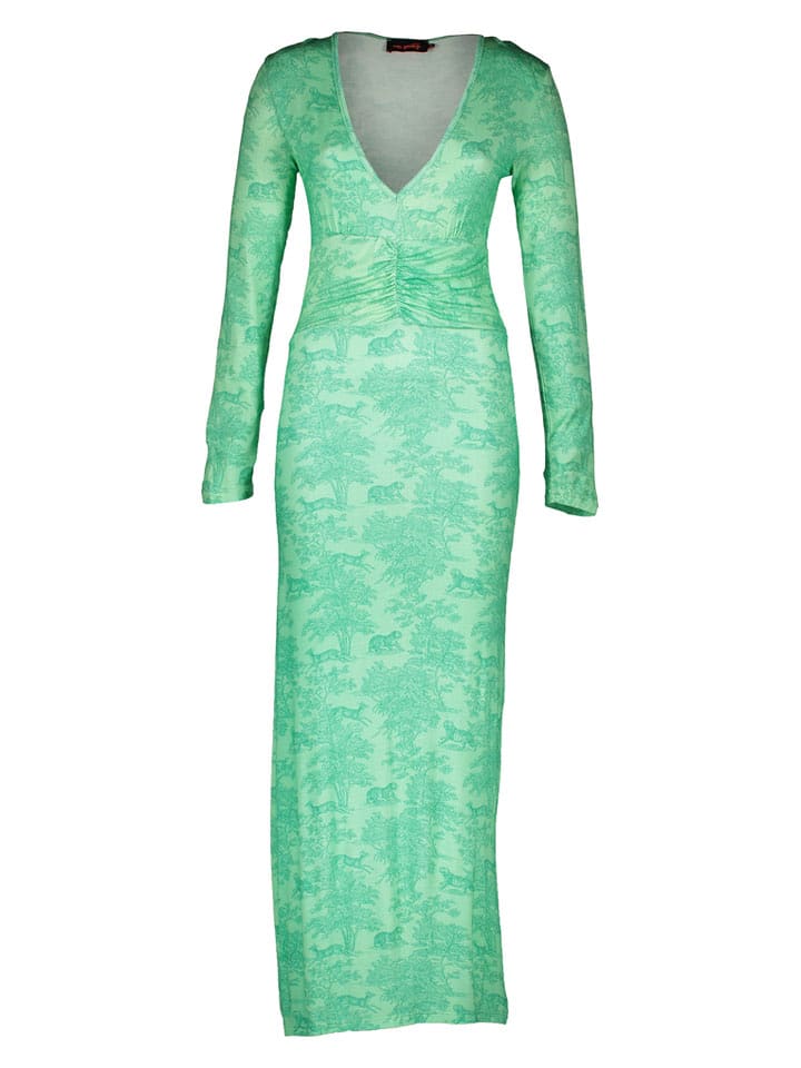 miss goodlife Kleid "Green Jungle" in Grün - S
