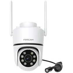 Foscam PD5 PD5 WLAN IP Überwachungskamera 3072 x 1728 Pixel (3072 x 1728 Pixels), Netzwerkkamera, Weiss