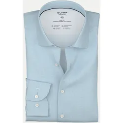 Body-Fit Hemd Level 5 Blau 42