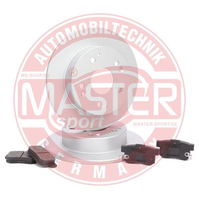 Master-sport Germany Bremsensatz, Scheibenbremse [Hersteller-Nr. 201102790] für Honda