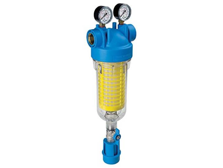 purway® HYDRA M 1 RLH 90 mcr Rückspülfilter Wasserfilter Hausfilter Sand Backwash Filter mit selbstreinigender Vorfilter für eine komfortable Reinigung und zuverlässige Wasserfiltration