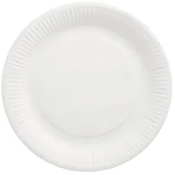 Papstar 10 X 50 Teller, Pappe "pure" rund Ø 26 cm weiss extra stark