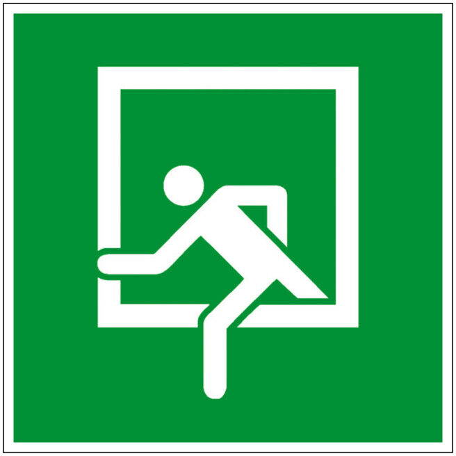 Panneau de secours Eichner Sortie de secours (9225-14041-015)
