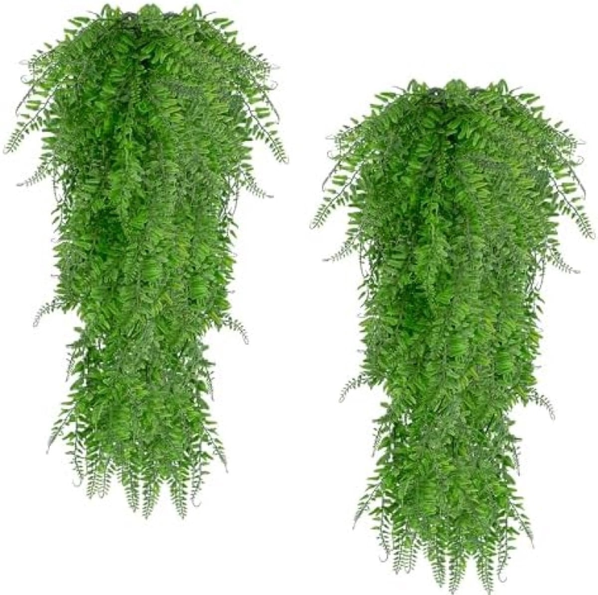Merkloze Set van 2 Realistische Groene Hangplanten