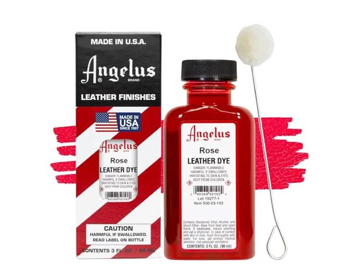 Angelus Leder kleur coating/Angelus Leather Dye 88,72ml (roos)